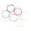 6Pcs Acoustic Guitar Strings Multicolor for Beginner Learner Acoustic Guitar 4