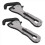 2pcs Mini Stubby Pipe Vise Wrench,Mini Stubby Wrench 3