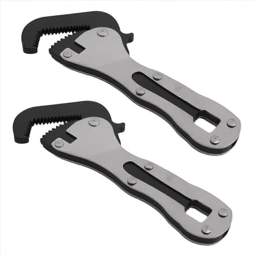 2pcs Mini Stubby Pipe Vise Wrench,Mini Stubby Wrench 2