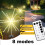 Solar Firework Meteor Lights 2 Pack Warm White 112 LED 4