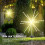 Solar Firework Meteor Lights 2 Pack Warm White 112 LED 5