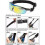 Polarized Sports Sunglasses With 5 Interchangeable Lenses TDZ 2