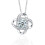 Collana con ciondolo a forma di quadrifoglio Silver 1