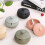Ceramic Ashtray with Windproof Lid for Indoor Outdoor Use -Green 4