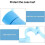 Spirometry Nose Clip Set 12pcs Adjustable Reusable for Breathing Tests and Lung Function 4