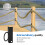 4Pack 2inch Rope Support Holder for Corner Post Drop Ring Brackets Stainless Steel Decorative for Ro 4