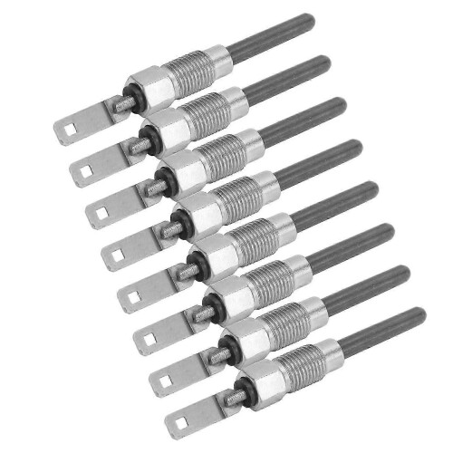 8pcs Glow Plug Solid Construction 0250202126 Diesel Fast Start Glow Plug compatible 6.5L 6.2L 1982 2005 2