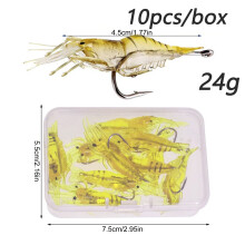 (10PCS) Soft PVC Shrimp Lure for Fishing