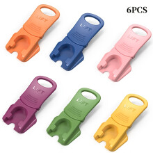 6-piece can opener and lid set, beverage protective lids, suitable for parties, barbecues, camping and travel