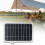 Bærekraftig solcellepanel 5V1A for overvåkingsutstyr USB-kompatibel 3