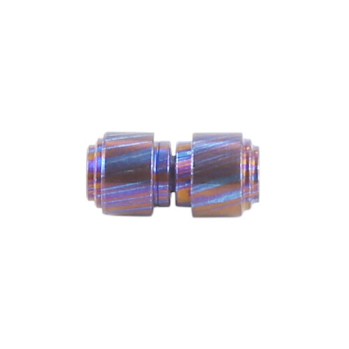 2X Titanium Damascus Material Roasted  Fold Knife Thumb Stud Push Screws Button for  Bugout 535 Knives