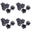 20Pcs M8 Female Thread 32mm Star  Clamping Nuts Knob Grip Handle 1