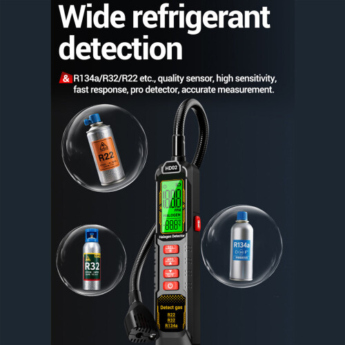 Freons Leak Detector High Sensitivity Halogens Leak Detector for 1
