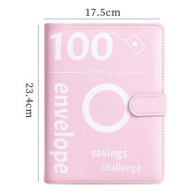 2X 100 Day Challenge Money Saving Binder Leather Envelope Challenge Binder, Easy, Engaging and Rewarding