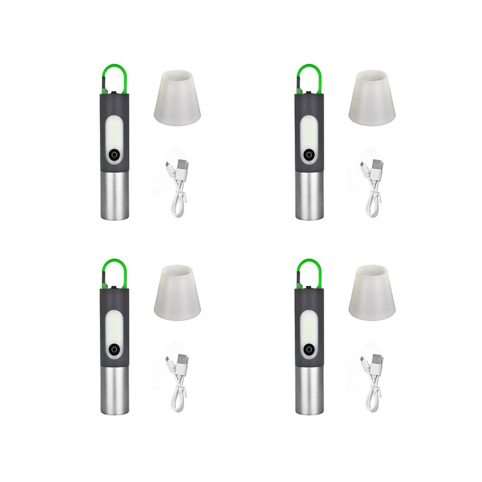 4X Zoomable Led Flashlight High Lumens Led Rechargeable Flashlight 4Modes Light Floodlight Torch Outdoor 6034004527946