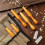 10 Pcs Carving Tools Set - Triangular Linoleum & Wood Carving Knifes Chisel V Shaped Tools for Linocut Printmaking 5