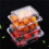 500Pcs Single Individual Cake Slice Boxes Dessert Containers Cheesecake Boxes Stackable Square Boxes Clear Food Boxes 8