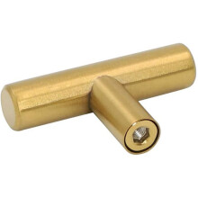 30 Pack ein Loch Gold Schrank Knöpfe und Zieht Tür Schränke Schlaf Zimmer Möbel Griffe 50Mm / 2 Zoll Gesamt Länge