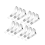 Tischtuchklammer Edelstahl Silver  12er-Pack 1