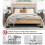 Elevadores de cama de 5 cm (2 polegadas) para serviço pesado, elevadores de móveis para cama, sofá, mesa e escrivaninha, elevadores extragrandes 4