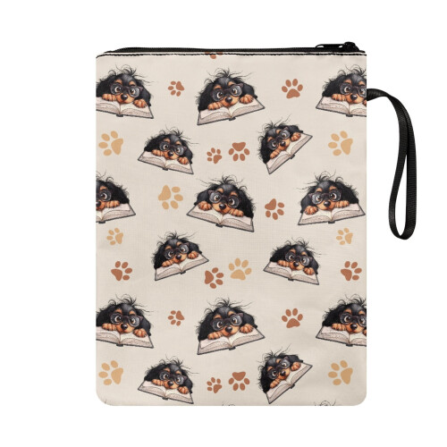 Bokomslag med glidelås – 22x29cm – polyester 1