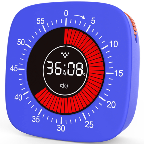 Visual Timer for Kids,Digital Timer with 60-Minute Countdown, Silent Timer for Des plastic00X3800 1