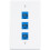 2Pack 3-Port Ethernet Wall Plate, RJ45 Wall Plate with RJ45  Inline Coupler Insert,Cat6  Jack Wall Plate 8