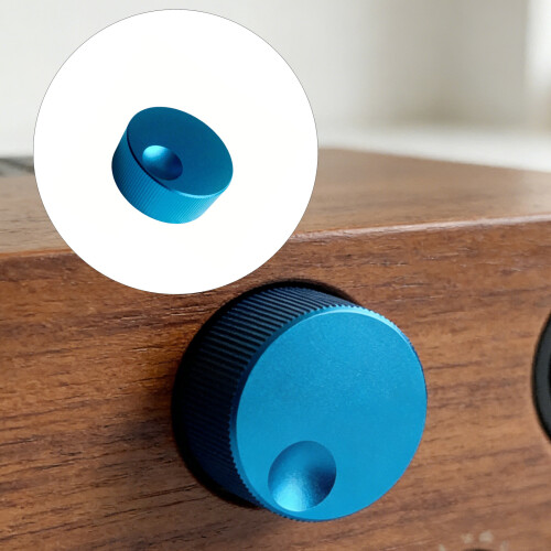 Bouton de commande en aluminium massif, 5 pièces, avec-Jaune 2