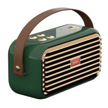 (green) Bluetooth Speakers Retro Wireless Small Stereo Ornament Speaker Funky Gifts