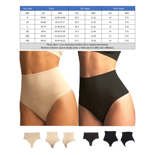 Midja Magkontroll Thong G-string Butt Lifter Damtrosor 1