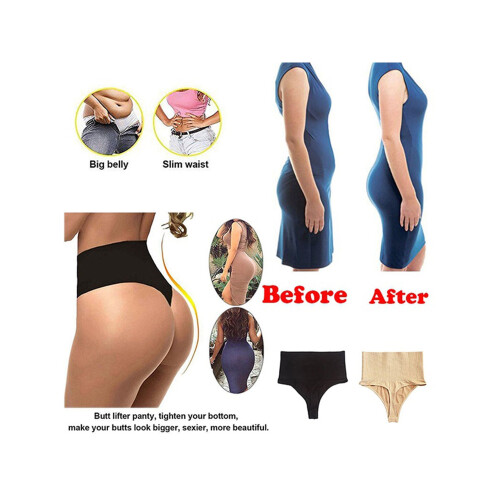 Midja Magkontroll Thong G-string Butt Lifter Damtrosor 2