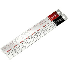 Paint Ruler, DualLength 32 Cm & 20 Cm, Steel, Classic Style, Accurate Scale, Fade & Solvent Resistant, Easy to Use