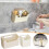 Wall Mounted Washcloth Storage Box Cotton Towel Shelf 5