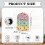 Sunflower Cover Food Processor Cover with Keep Clean Polyester Kitchen Blender Dust Cover 5