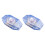 Dimmer Switch Regulator Bulb Temperature Voltage Gear Rotary Switch,Transparent 3