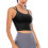 Γυναικείο Αθλητικό Σουτιέν Cami Tank Top με Ενίσχυση, Ασύρματο, Σταυρωτό, Πλάτη, Γιόγκα, 6