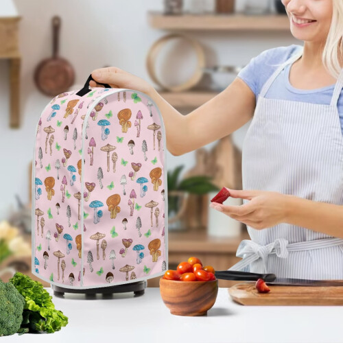 Coffee Machine Dust Cover for Home Kitchen & Kitchen Home 1pc Butterfly Rose Pattern 2