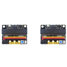 2X für Milrobit Erweiterungs Platine IO BIT V2.0 Milro:Bit Horizontale Adapter Platte