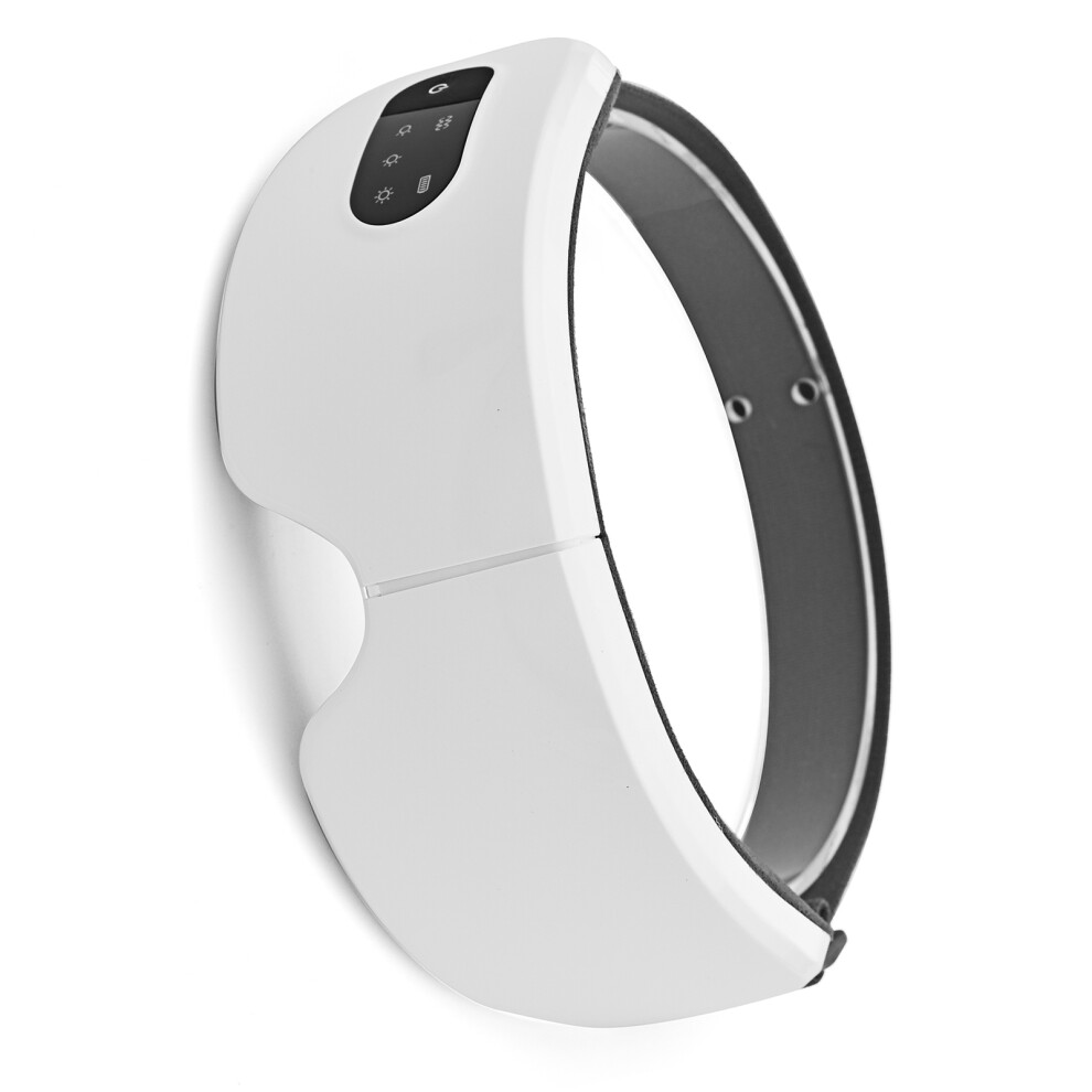 White Electric Eye Massager With Heat Vibration, 500Mah,