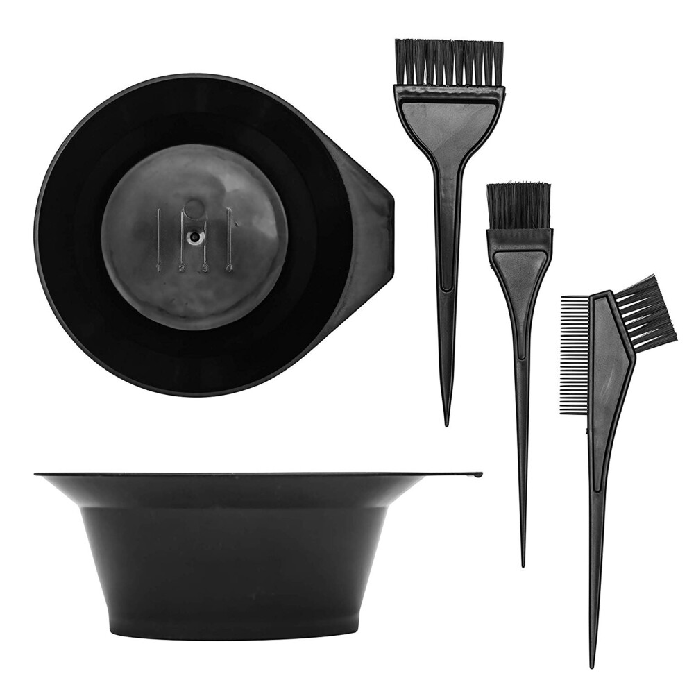 Torribaly Hair Dye Color Brush And Bowl Set, Hair Color Brush Mixing Bowl Kit 14 Piece Set
