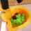 Kitchen Sink Drain Basket Elephant Drain Rack Multi Functional Hanging Filtering Drain Shelf Corner Kitchen Sink Strainer, Light Blue 4