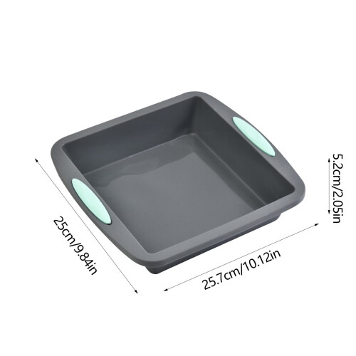 Silicone Baking Pan Nonstick Square10.1x9.8in 2