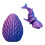 3D Printed Shark with Egg, Mini 3D Printed Animals, 3D Dragon Eggs with Shark,Mini Prefilled Eggs 5