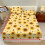 King Size Bedding Set Sunflower Bee Print 3-Piece 6