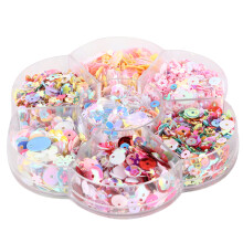 Glitter-Konfetti-Set für Bastelarbeiten, unregelmäßige Löcher, 1 Packung