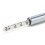 Mini-Reifenluftdruckmessgerät 5-50 PSI, Stift, Silber, Einheitsgröße 5
