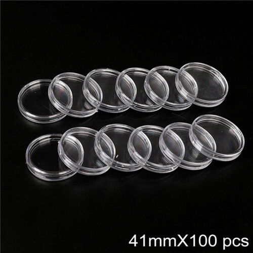 Transparent Coin Boxes 300Pcs 1Oz 40mm Capsules Cases Commemorative Coins 2