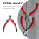 Diagonal Nose Pliers Cable Special Tools Non-electric Wire Cutters 5