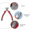 Diagonal Nose Pliers Cable Special Tools Non-electric Wire Cutters 7
