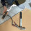 Blackout Panel Welding Blackout Panel 16cm Round Automatic Dimming Adjustable Welding Protective Panel with White Bracket 4